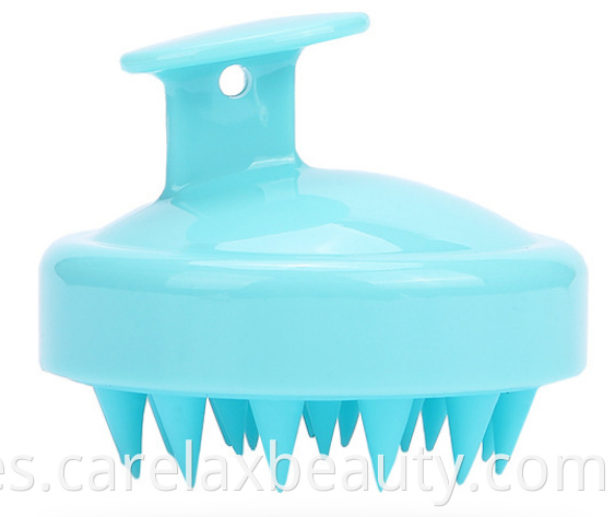 Silicone Massager SCHERP CHAMPOO CAILP Massorger Massorger Cepillo del cuero cabelludo Cepillo de exfoliante